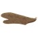 Gray mitten, Russian felt, 100% "our" wool