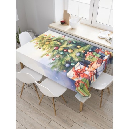 The tablecloth on the table "Fairytale holiday", rectangular, Saten, size 145x180 cm