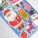 Sticker Plastic Foil "New Year" blue 24.5x13.2 cm