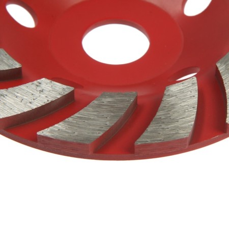 Cup of diamond refrigerator scrap, Turbo-segment, 125 mm-5