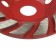 Cup of diamond refrigerator scrap, Turbo-segment, 125 mm