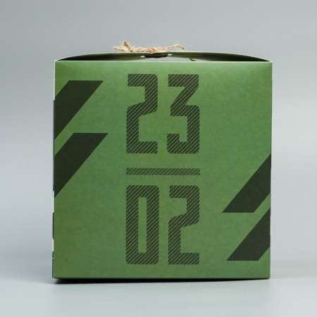 Gift folding box, packaging, "23.02", 18 x 18 x 18 cm-2