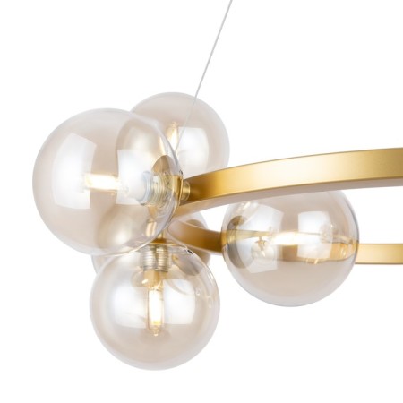Suspension lamp Maytoni Mod545PL-11G, 11xG9, 28W, 25x137 cm, color gold-2