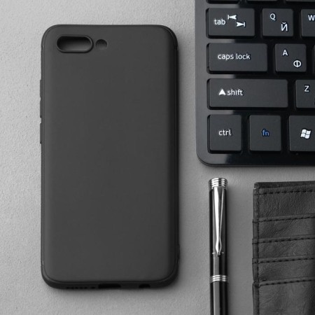Innovation cover, for Huawei Honor 10, silicone, matte, black