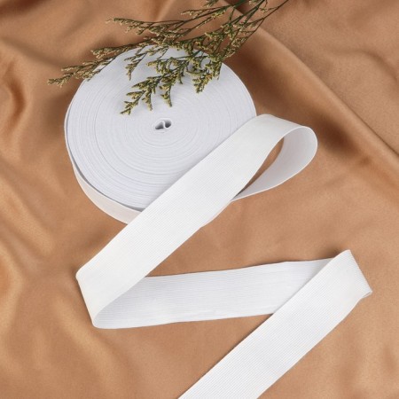Rubber band, 45 mm, 25 m, white color