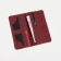 Women's wallet on magnets, red color