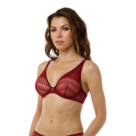 Women's bras of Lengy, size 70d, color red rumba-1