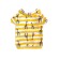 Polo with muffles for dogs "Giraffes", size 25 (DS 25 cm, OG 35-37 cm), cotton 1026