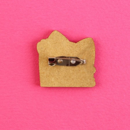 Wooden icon "I have paws", 3 x 2.9 cm-2