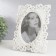 Photo frame Polystone 13x18 cm "Empire with roses" white 23x18.5 cm