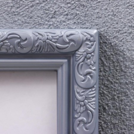 Photo frame plastic L-2 21x30 cm silver. Met. (plastic screen)-1