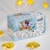 Garland “thread” 4 m with nozzles “heart”, IP20, transparent thread, 20 LED, warm white glow, 8 modes, 220 V