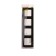 Frame Legrand Inspiria, 4 post, anthracite