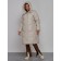 Coat insulated winter female, size 46, color light gray