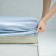 Vileshin sheet "Fergi", size 200x160x25 cm, blue color
