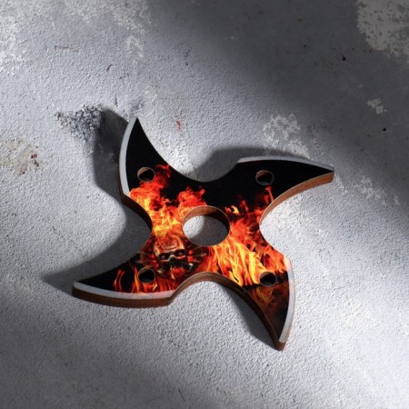 Wooden souvenir "Shuriken 2" mix-5