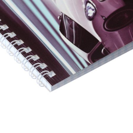 Notepad A6, 40 sheets on the crest "Machine", cover of laminated cardboard, mix-1