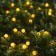 Garland “thread” 4.5 m with nozzles “balls”, IP44, dark thread, 30 LED, yellow glow, 2 modes, solar battery