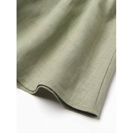 Платье детское Крошка Я Linen, р. 86-92, зеленый-8
