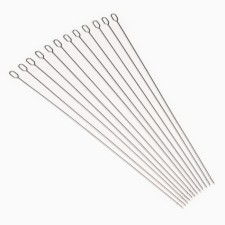 A set of skewers for barbecue, metal, 12 pcs, 45 cm