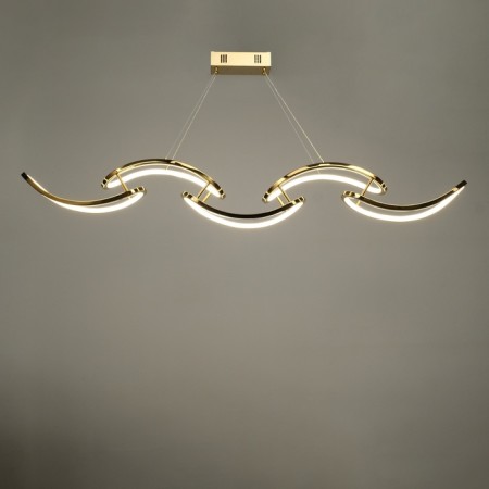 Lamp with PDD "Jenny" LED 80W 3000-6000k gold 140x18.5x12-112 cm-6