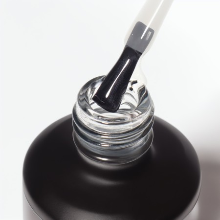 TOP for nails, without sticky layer, 15 ml, led/uv, transparent color-3