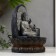 The desktop fountain from the network, backlight "Buddha" gray marble 30x20.5x20.5 cm