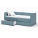 Romark Donny storage boxes, blue color, 2 pcs