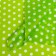 Matte film "Large peas" green, 0.58 x 0.58 m