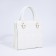 Bag Female Tout with zipper, white color