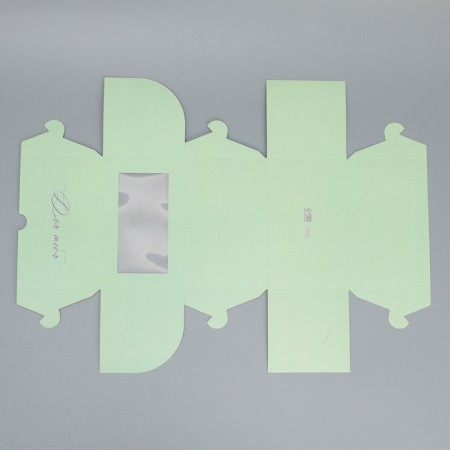 Capcake box, confectionery packaging is bilateral, 2 cells, “for you”, 16 x 10 x 10 cm-5