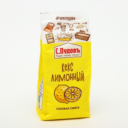 Lemon cake S. Pudov, 0.300 kg