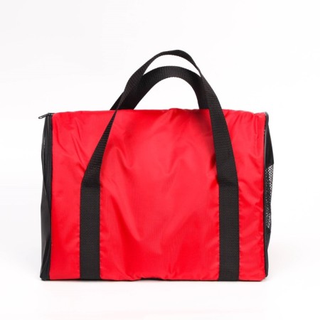 Bag - Carriage for animals "Tunnel", nylon, 37 x 22 x 26 cm, red-1