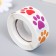 Stick Paper "Multi -colored paws" d = 2.5 cm 500 pcs in a roll 3x6.5x6.5 cm