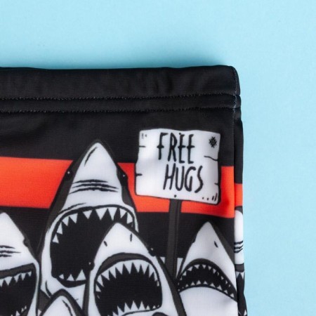 Bathing swimming trunks for the boy KAFTAN “Sharks”, height 98-104 (30), black color-1