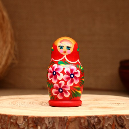 Matryoshka 3-doll, "Anfisa Beauty", 10-11 cm-2