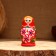 Matryoshka 3-doll, "Anfisa Beauty", 10-11 cm