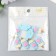Decor for creativity plastic "Eskimo with heart" 3x1.5 cm