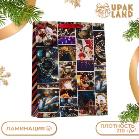 Laminated vertical package "Magic New Year!", 33 x 42 x 10 cm