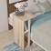 Baste table, 400 × 350 × 750 mm, chipboard, color deciser white / white diamond