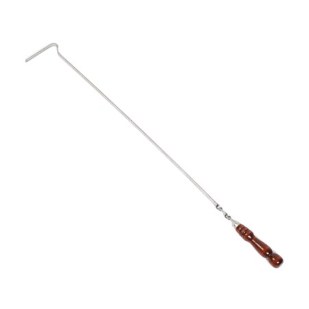 Uzbek poker with a wooden handle, with a pattern, 70*1 cm, full length 92 cm, steel 3 mm-3