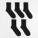 Minaku sock set, 5 pairs, black color, rr 36-38 (23 cm)