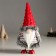 Interior doll "Santa Claus in a knitted caftan with patterns" 26 cm