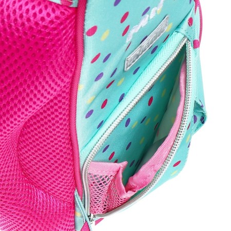 Ранец Cтандарт 35х26х20 deVENTE Mini 14L, Candy Cat , для девочек, бирюзовый/розовый-8