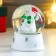 Souvenir Polystone Water Ball "A Snowman in a School hat, with a Christmas tree" D = 6.5 cm 8x6.5x6.5 cm