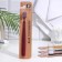 A toothbrush with a wide cleaning head and super -tank bristles, Japanese style, mix