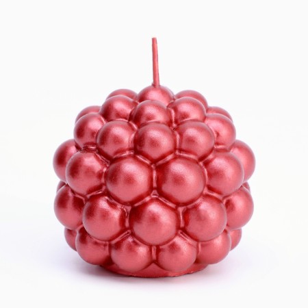 Figure candle "Babble" round, 5.5x5.5 cm, red-1