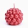 Figure candle "Babble" round, 5.5x5.5 cm, red