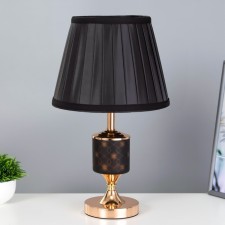 Seville table lamp E27 40W black and gold 25x25x42 cm Risalux