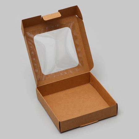 Self -assembly box, craft, 13 x 13 x 3 cm-4